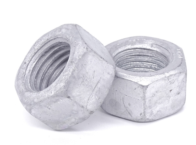 Hot Dip Galvanized Hex Nuts with Zinc-Rich Coating DIN934
