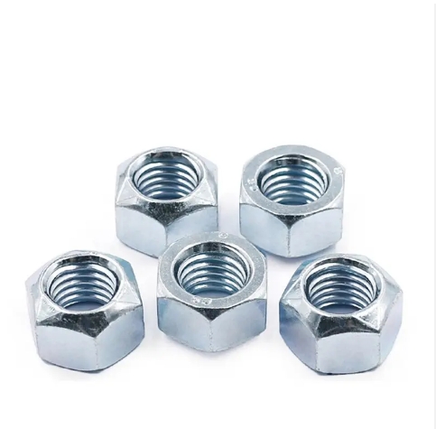 DIN980V ISO7042 Carbon Steel Galvanized All-Metal Prevailing Torque oval end face Self Lock hex Nuts 2