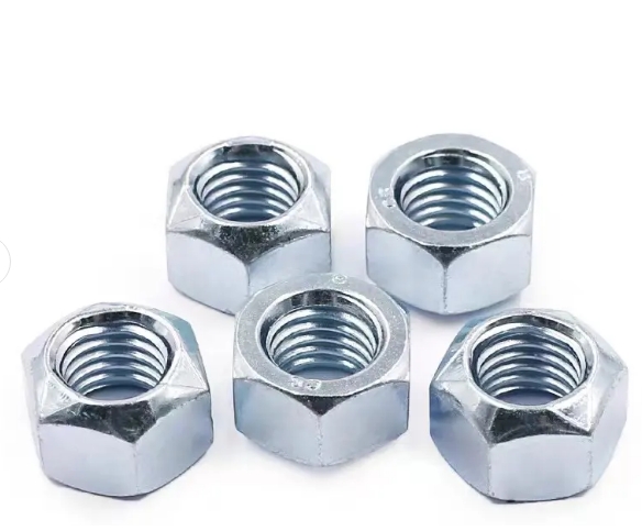 DIN980V ISO7042 Carbon Steel Galvanized All-Metal Prevailing Torque oval end face Self Lock hex Nuts 3