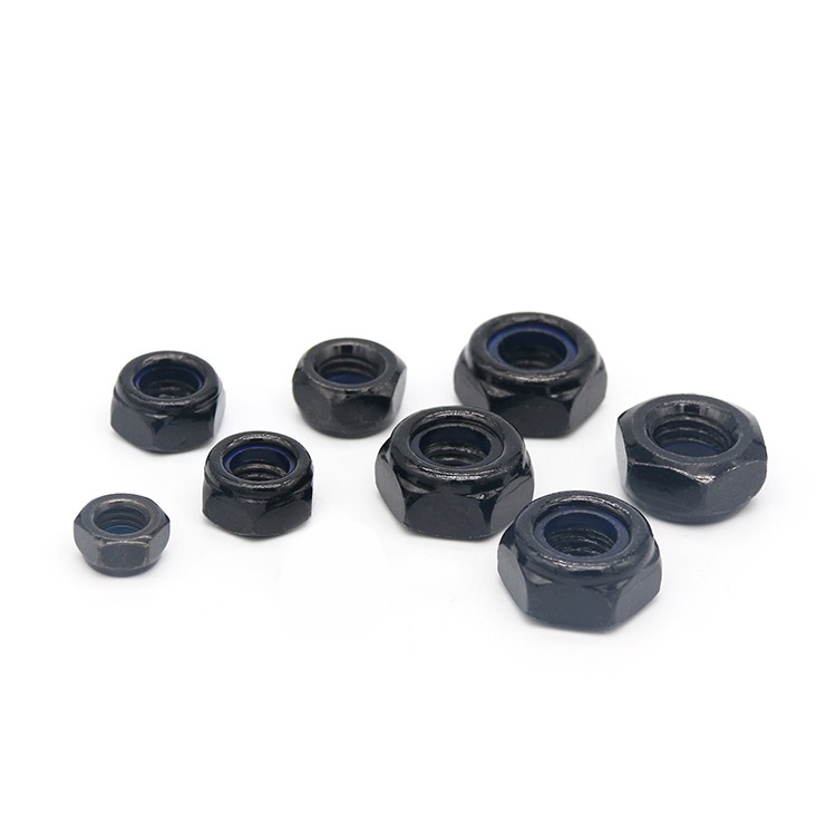 Grade 4.8 Black Carbon Steel Lock Nut 4