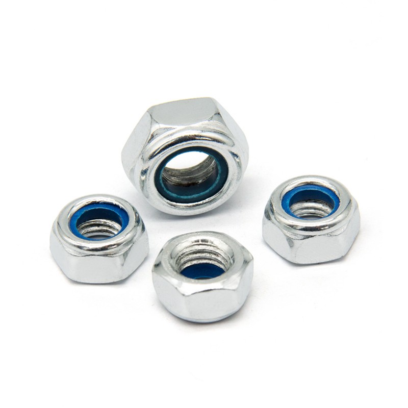 Grade 4.8 Zinc Plated Carbon Steel Lock Nut 1