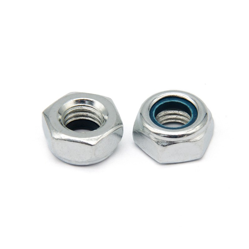 Grade 4.8 Zinc Plated Carbon Steel Lock Nut 4