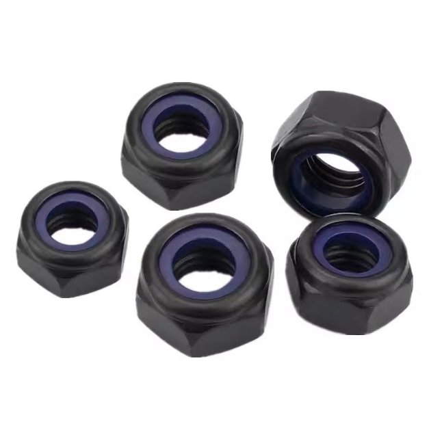 High Quality Black Oxide Class 6.8/10.9 Nylon Lock Nut 3