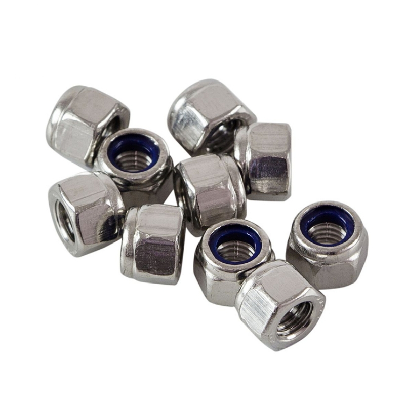High quality DIN 985 Nylon Lock Nut, SUS304 316 Stainless Steel Hexagonal Lock Nut 1