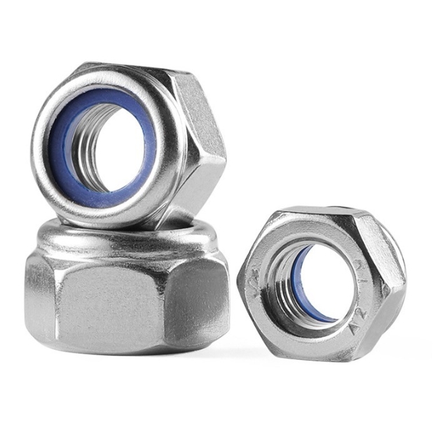 Reusable Nylon Insert Lock Nuts for Maintenance & Assembly Nylon Lock Nut Electrical Insulation 1