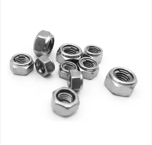 Stainless Steel All Metal Prevailing Torque Hexagon Hex Self Locking Nut DIN980V DIN980M