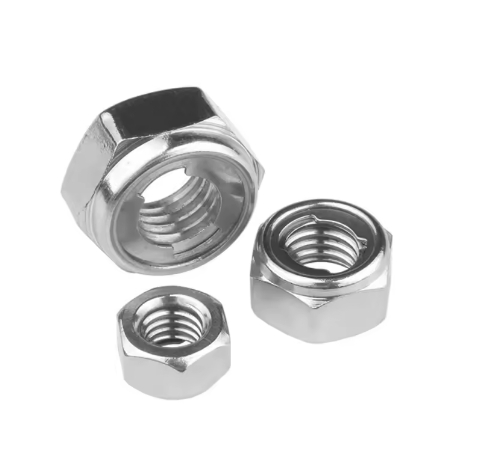 Stainless Steel All Metal Prevailing Torque Hexagon Hex Self Locking Nut DIN980V DIN980M 3