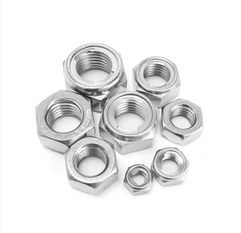 Stainless Steel All Metal Prevailing Torque Hexagon Hex Self Locking Nut DIN980V DIN980M 4