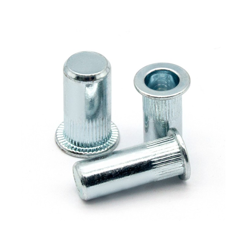 Grade 4.8 Zinc Plated Carbon Steel Rivet Nut 2
