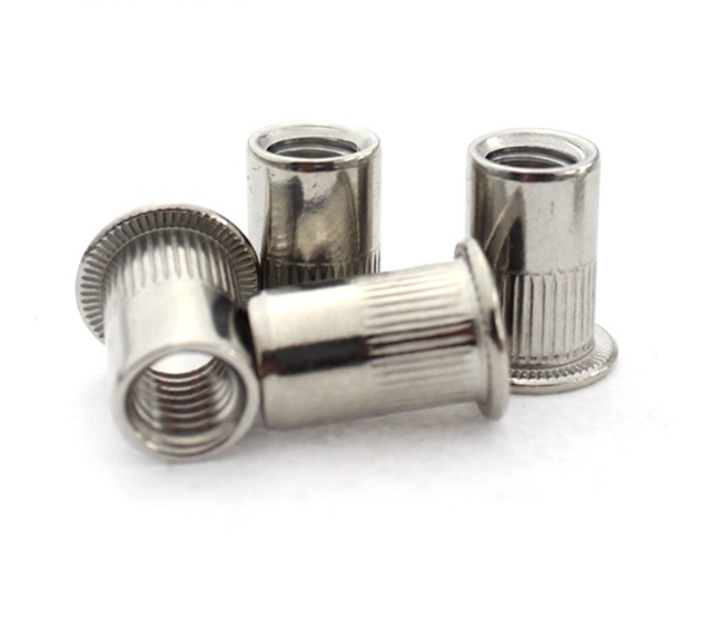Wholesale Stainless Steel Rivet Nut Half Hex Blind Rivet Nut Ountersunk Pull Mortise Rivet Flat Head Pull Cap 1