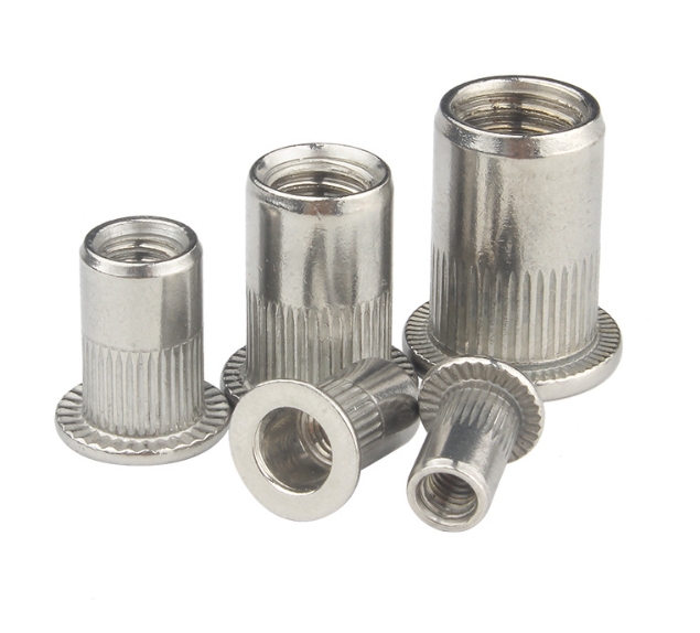 Wholesale Stainless Steel Rivet Nut Half Hex Blind Rivet Nut Ountersunk Pull Mortise Rivet Flat Head Pull Cap 3