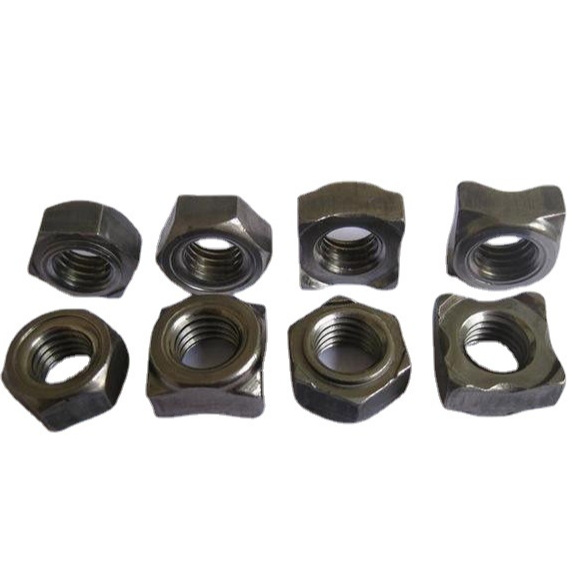 Din928 Carbon Steel Zinc Plated Four Square Weld Nut