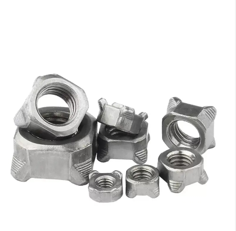 Factory Wholesale Welding Nuts Din929 Carbon Steel Spot Square Weld Nut Weld On Hex Nuts 2