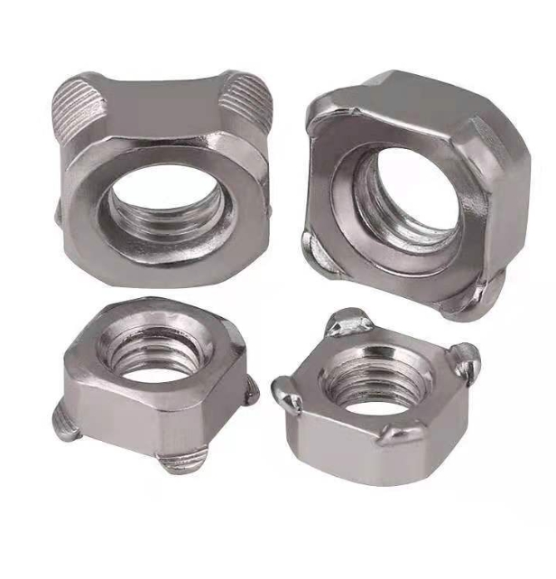 Fastener Manufacturers Carbon Steel M4-M16 Plain Square Spot Welding Nut 2