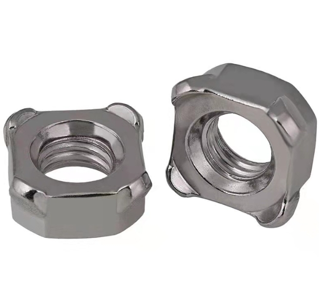 Fastener Manufacturers Carbon Steel M4-M16 Plain Square Spot Welding Nut 4