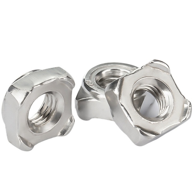 Standard Din 928 Porca Solda Quadrada M14 Square Weld Nut Plain 1
