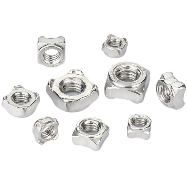 Standard Din 928 Porca Solda Quadrada M14 Square Weld Nut Plain 3