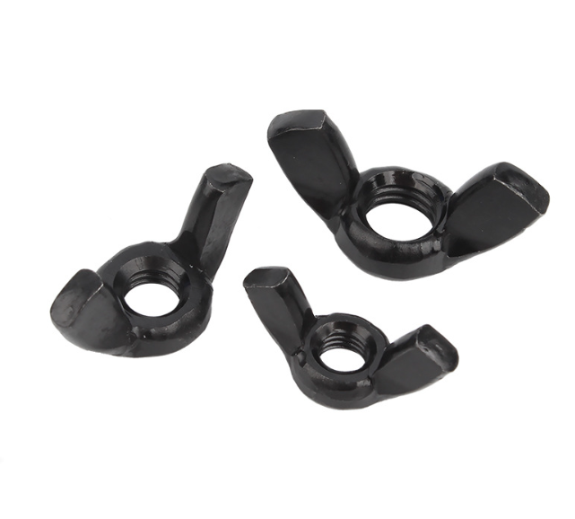 Anti-Glare Wing Nuts for Low-Light Adjustment (Black Oxide)