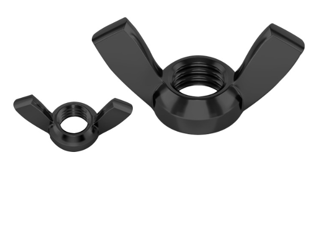 Anti-Glare Wing Nuts for Low-Light Adjustment (Black Oxide) 1