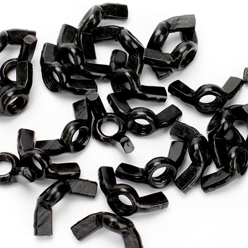 Grade 4.8 Black Carbon Steel Wing Nut 2