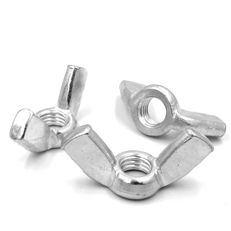 Grade 4.8 Zinc Plated Carbon Steel Wing Nut 1