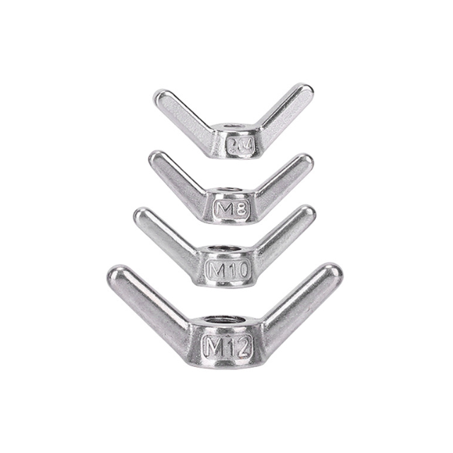 Hand-Tighten Stainless Wing Nuts for Food & Chemical Industry