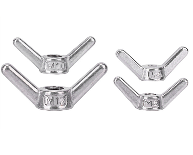 High Quality Din 315 Stainless Steel 304 M16 M20 Butterfly Wing Nuts with Smooth Surface 1