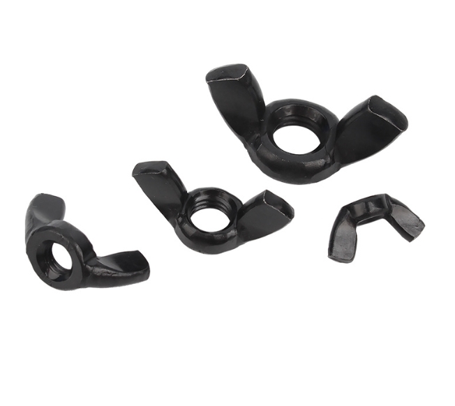 No Tools Needed Anti-Glare Wing Nuts for Low-Light Adjustment (Black Oxide) 1