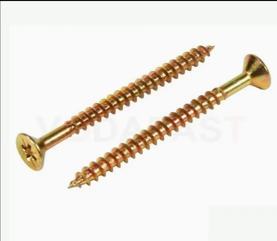China Factory Price Self Tapping Screw/Roofing Screw/Wood Screw/Drywall Screw/Double Csk Head Pozi Chipboard Screw DIN7505 3