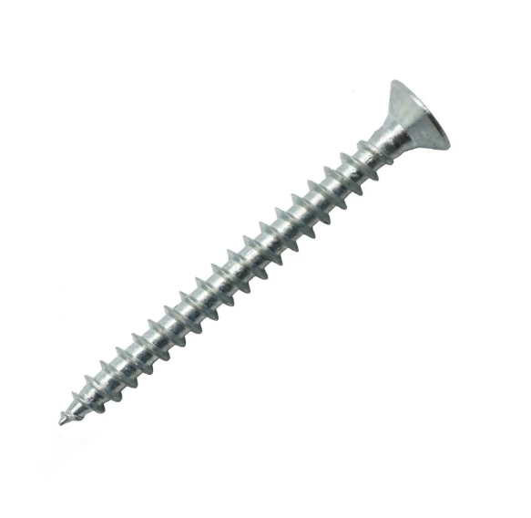 DIN7505 Yellow Zinc Plated Carbon Steel Stainless Steel 304 316 Pozi Drive Flat Countersunk Wood Self Tapping Chipboard Screw