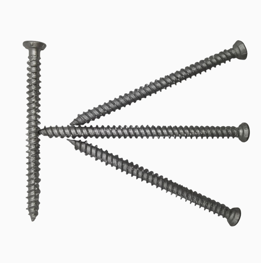 Geomet/Dacromet Finishing UPVC Wood Masonry Concrete Stone Direct Anchor Screw 5