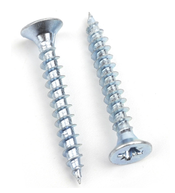 Hot-selling Carbon Steel Yellow Zinc Plated High Strength Sensile Chipboard Screw