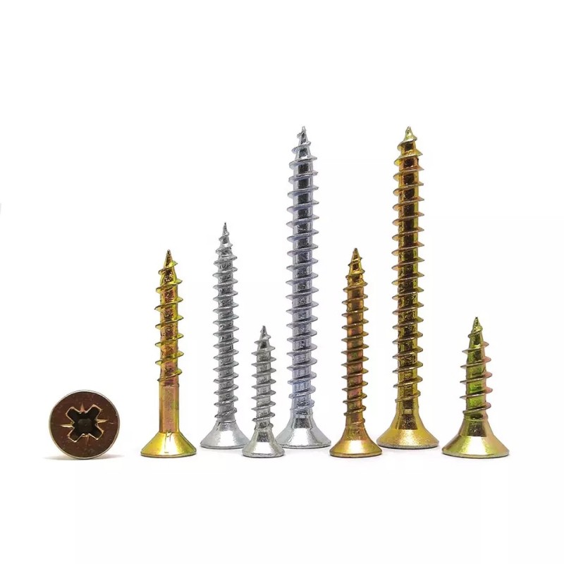 Zinc Plated Carbon Steel Chipboard Screw