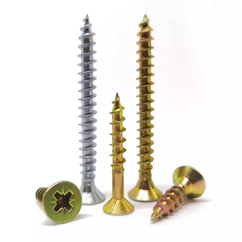 Zinc Plated Carbon Steel Chipboard Screw 4