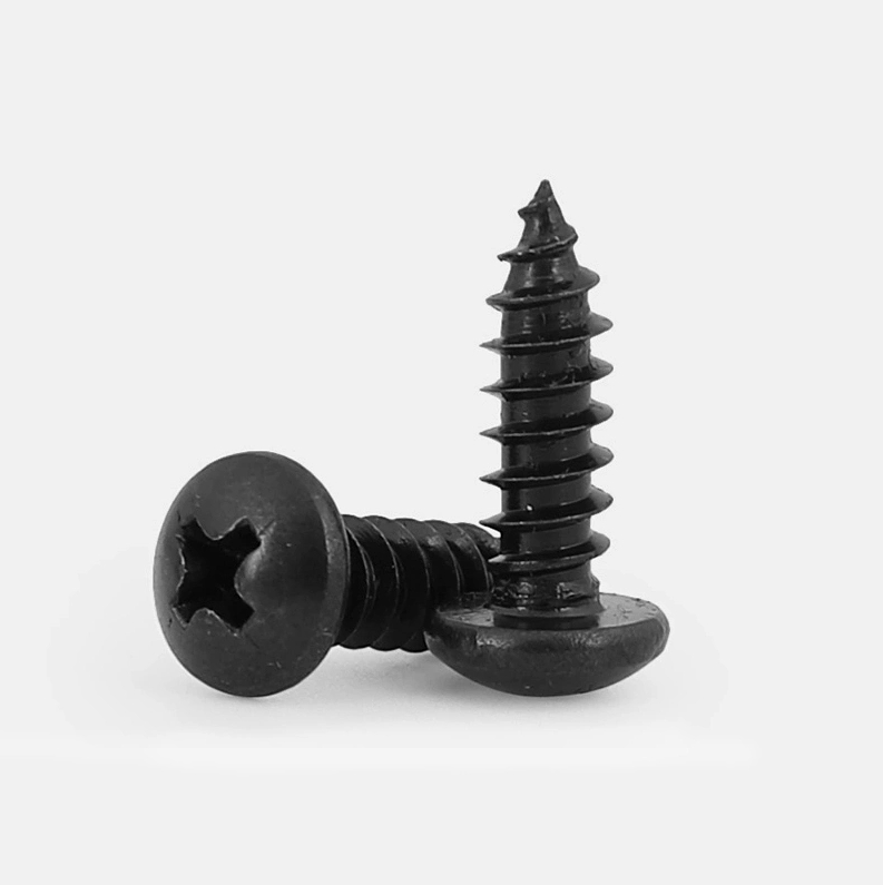 Carbon Steel Black Oxide Cross Button/Pan Head Metal Sheet Self-Tapping Screw 1