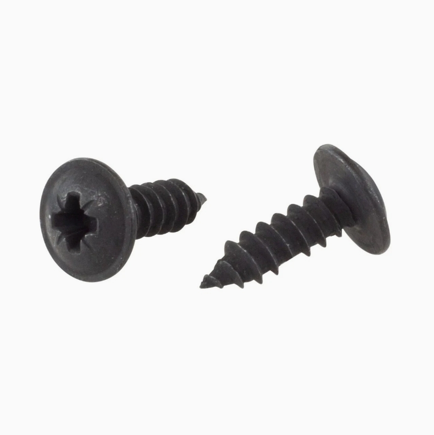 Carbon Steel Black Oxide Cross Button/Pan Head Metal Sheet Self-Tapping Screw 4
