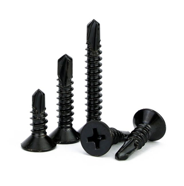 Factory Price Carbon Steel Black Oxide CSK Self Drilling Screw 1