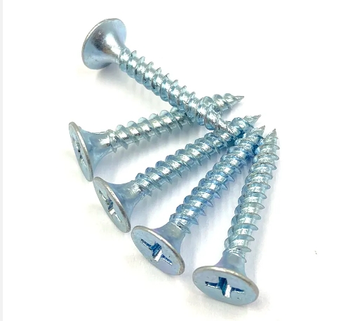 high quality drywall screws blue white zinc plated fine thread drywall tornillos used for hardware