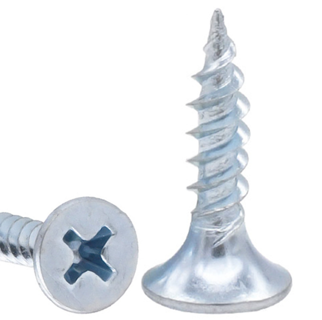 Wholesale Customized Durable Blue White Self Tapping Drywall Screw for Metal Wood