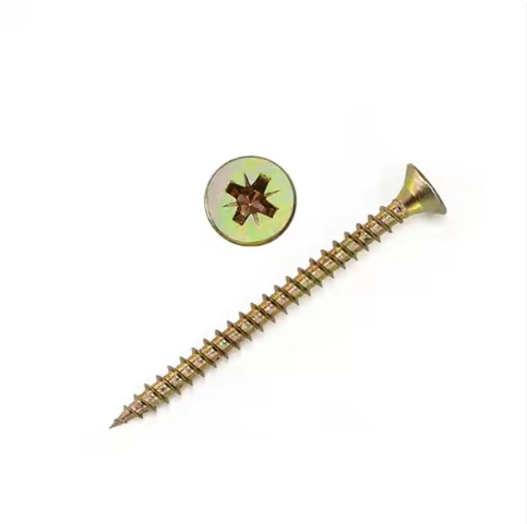 Wood Screw Zinc Plated Countersunk Head Tapping Screw Chipboard Screw 4
