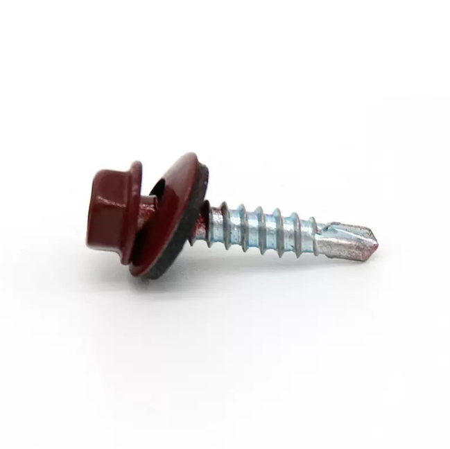 Decorative & Waterproof Self-Drilling Screws (Powder Coated + EPDM)