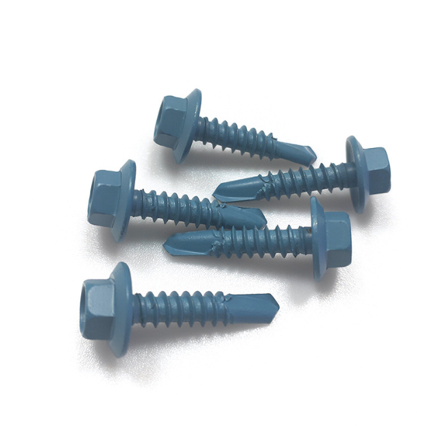 Decorative & Waterproof Self-Drilling Screws (Powder Coated + EPDM) 4