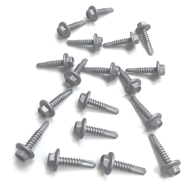 Decorative & Waterproof Self-Drilling Screws (Powder Coated + EPDM) 5