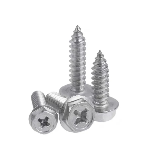 Hexagon Flange Screws M3-M12 Self Tapping Screw Flange Hex Head Wood Screws