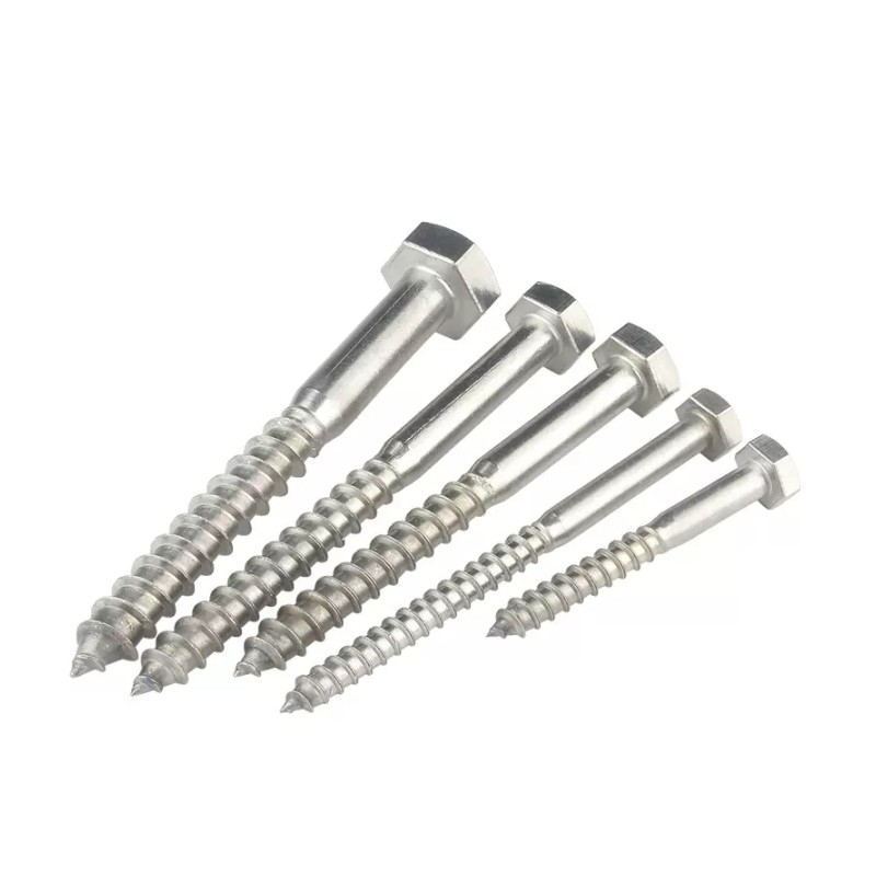 304 Stainless Steel Hex Wood Screw