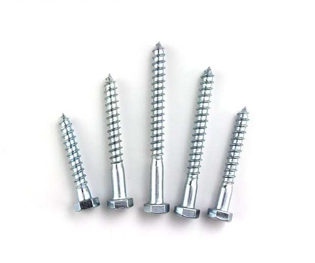 Hexagonal Head Wood Screw for Wooden Structure Din571 Wooden Screw 4