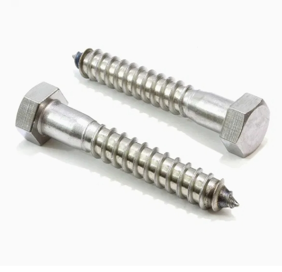 Stainless Steel 304/316 Hex Head Coach Screws Wood Lag Screw
