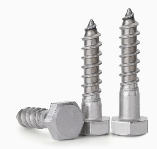 Stainless Steel 304/316 Hex Head Coach Screws Wood Lag Screw 1