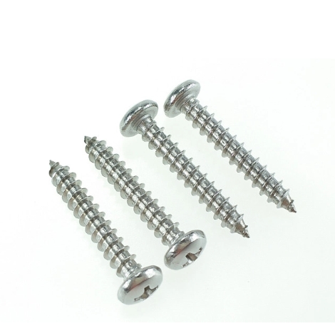 Phillips Pan Head Self-Tapping Screw Stainless Steel 304/316 Round Head Self-Tapping Screw 3