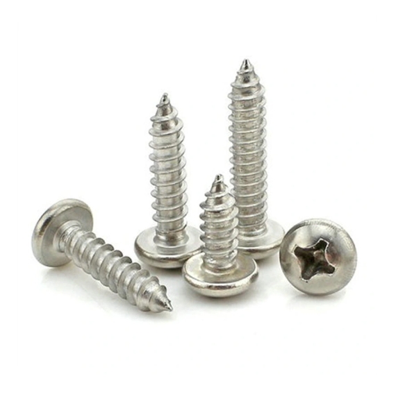 Phillips Pan Head Self-Tapping Screw Stainless Steel 304/316 Round Head Self-Tapping Screw 4
